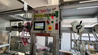 Soap Wrapping Machine with 3 servo | design speed 225+ ppm by FusionTech +918128986711