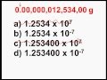 Scientific Notation and Significant Figures Quiz