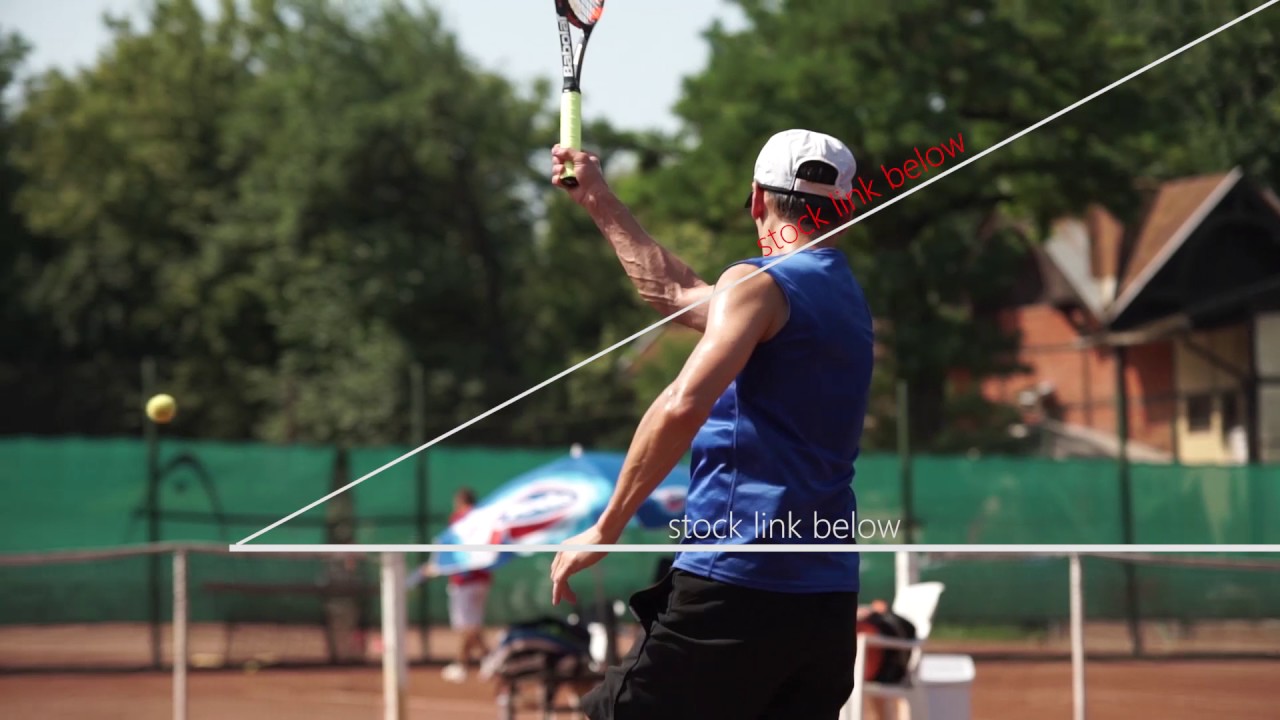 tennis game- TOP SELLING - STOCKVIDEO stock video tennis serve toss