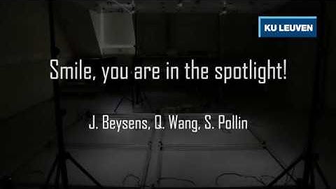 Smile, you are in the spotlight!