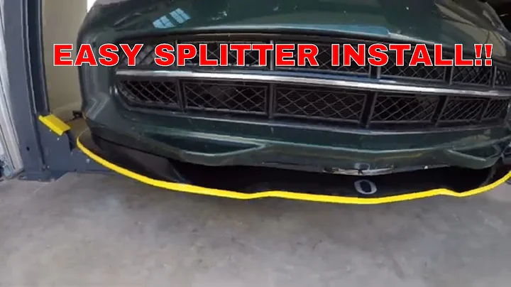 EASY Splitter Install C7 Corvette!