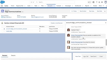 View Slack Channel Conversations from Salesforce with Centro