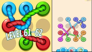 🏅 TANGLED LINE 3D: Knot Twisted 🤪 Level 61~62 🧩 Gameplay Walkthrough