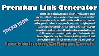 50 Website Premium Link Generator FREE - Get Faster Speed