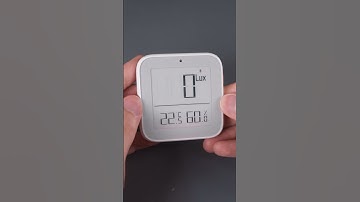 Zigbee/Bluetooth Smart Brightness Thermometer  Light Sensitive Temperature and Humidity Detector