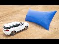 Driving Fortuner On World's Biggest Pillow