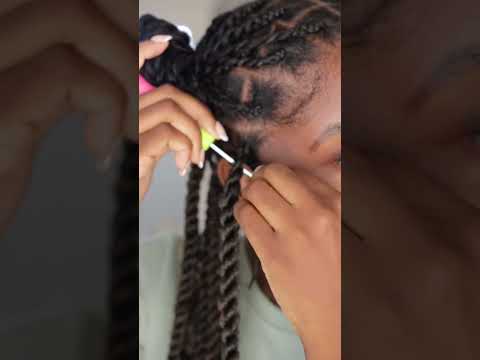 Jumbo Senegalese Twist | Crochet Method ! #crochet #senegalesetwists #senegalese #twist