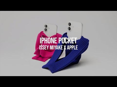 Issey Miyake And Apple Craft 3D Knitted IPhone Pocket As A Wearable Way To Carry Your Device