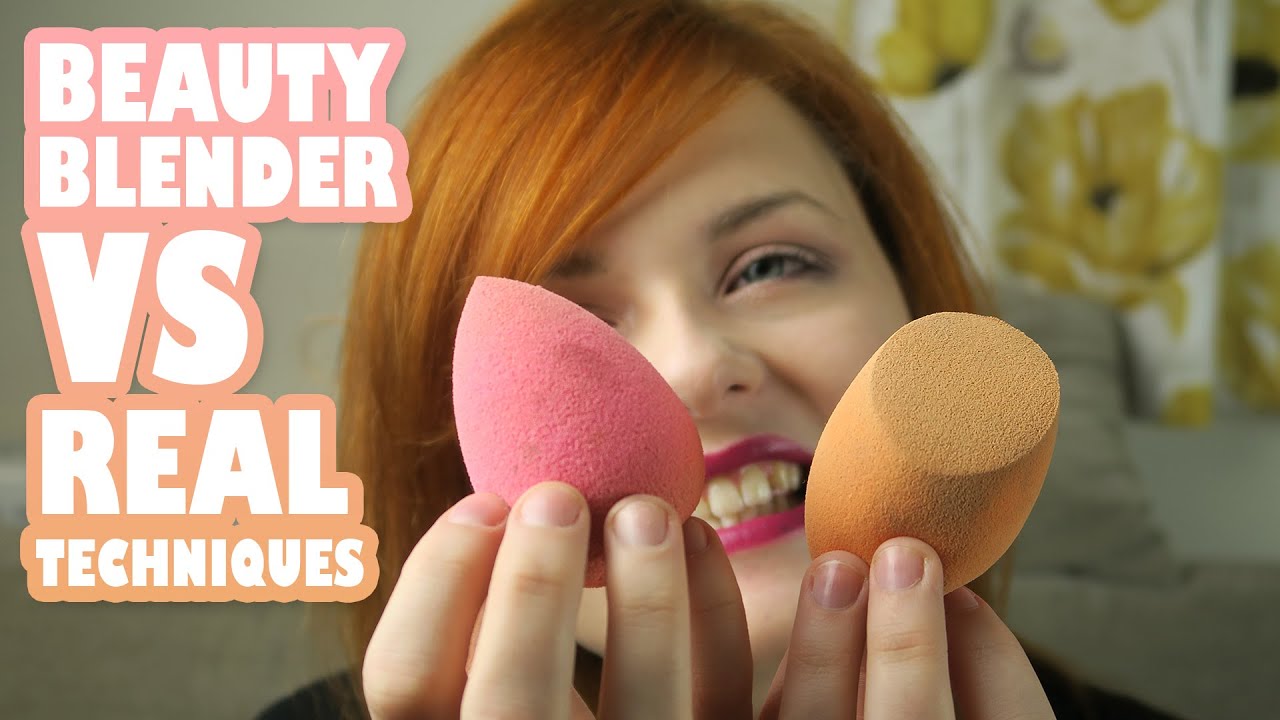 Real Techniques Vs Beauty Blender | Lucy Edwards - YouTube
