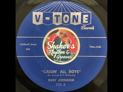 Ruby Johnson • Callin' All Boys • from 1961 on V-Tone #222