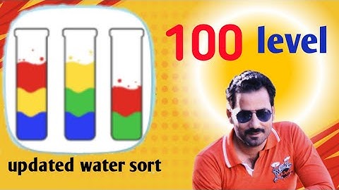 water sort color puzzle level 100 updated