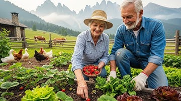 Bountiful Fruit & Vegetable Harvest in the Fields, but Wild Cattle Disturb My Home