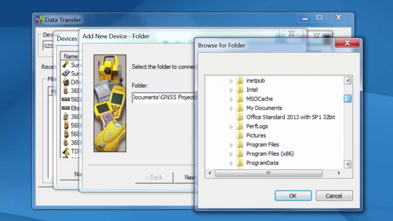 How Transfer Trimble TerraSync FIeld Data Using an SD card