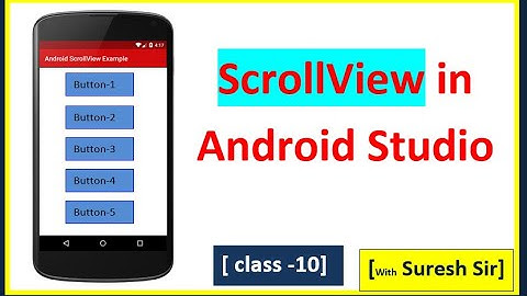 How To Use ScrollView in Android | Scroll View in Android Studio | Android Studio Tutorial #android