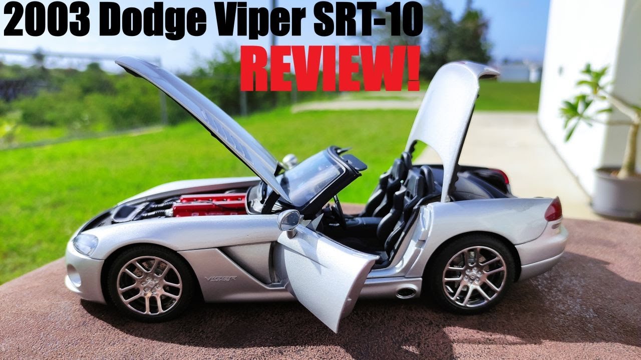 1/18 AUTOart ダッジ バイパー srt10 Unboxing and Review: 2003 Dodge Viper SRT-10 Prototype in 1