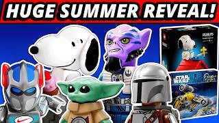 LEGO NEWS! HUGE Summer Reveals! Snoopy! Mandalorian &amp; Grogu Movie Sets! Razor Crest!