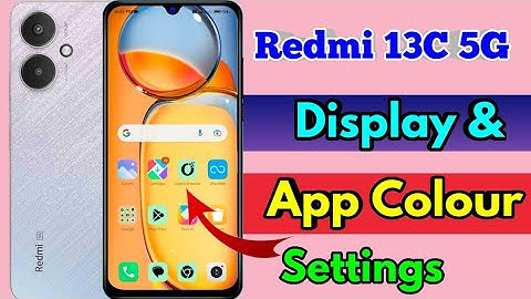 redmi 13c 5g app color change, redmi 13c 5g app icon color change