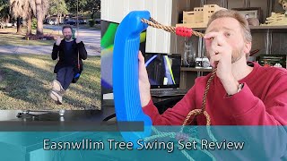 TURN ANY TREE INTO A SWING - Easnwllim Tree Swing Set Review