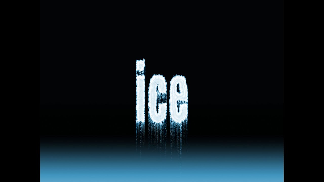 How to make ice TEXT effect in YouTube