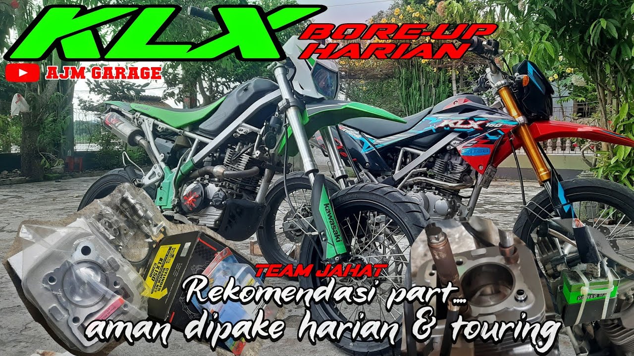 KLX BORE UP PISTON 63 || bore up harian & touring