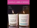 Homemade Candle Labels That Are Customizable And Printable