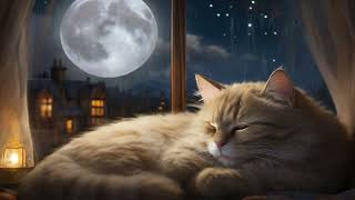 Calming Cat Purring & Rainfall: Ultimate Sleep Aid, Insomnia Relief, and Relaxation Sounds!