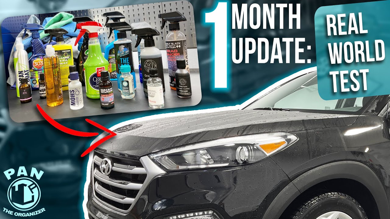 ONE MONTH UPDATE : Real World Mega Test with 20 different paint protectants!