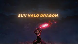 Demon Slayer Tanjiro Kamado Sun Halo Dragon Head Dance Edit Editamv