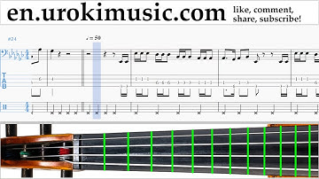 How to Play Cello Charlie Puth - Attention Tabs Part#2 um-i352