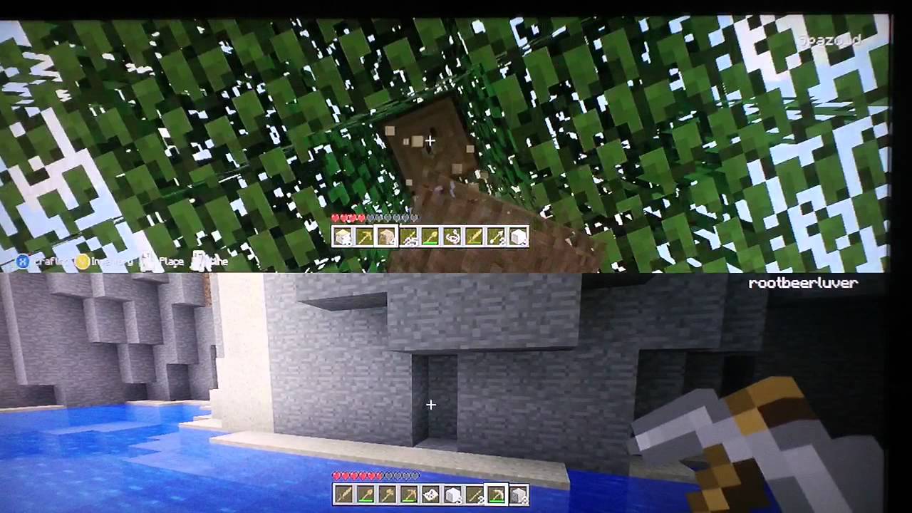 lets play minecraft xbox 360 edition w/ spazo1d EP 2 - YouTube