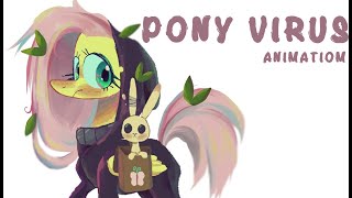MLP:FIM "Pony virus/infection" (редизайн ПинкиПай и Флаттершай)