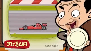 Bean On The Race Track! | Mr Bean Cartoon Season 2 | Mr Bean Official