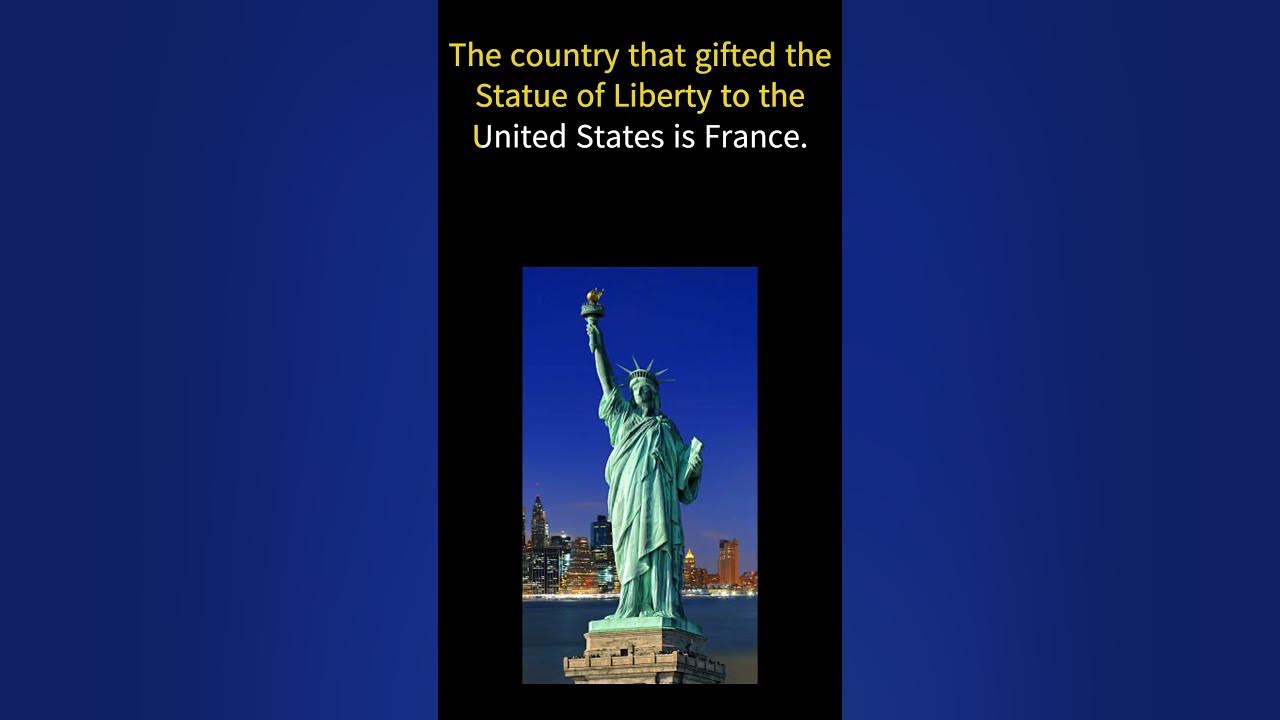 Historical Fact Statue of Liberty gifted by shorts history 