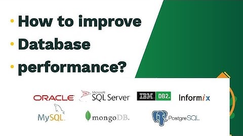 Database performance tuning | Tamil