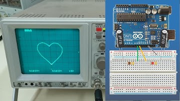 How to draw a heart using an oscilloscope and an Arduino