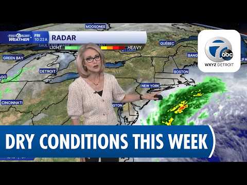 Dry and Cool Weather Continues in Metro Detroit