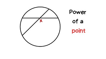 Geometry: Power of a point Part 1