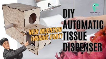How to make Automatic Tissue Dispenser using Arduino part 3 (Wiring part)