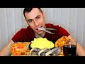 MUKBANG  Пюрешка, молочная рыба, курица, сенвич / ASMR / МУКБАНГ / Мукбанг Сеня  / eating show /먹방