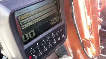 How to check Hitachi excavators special menu & Fault code access