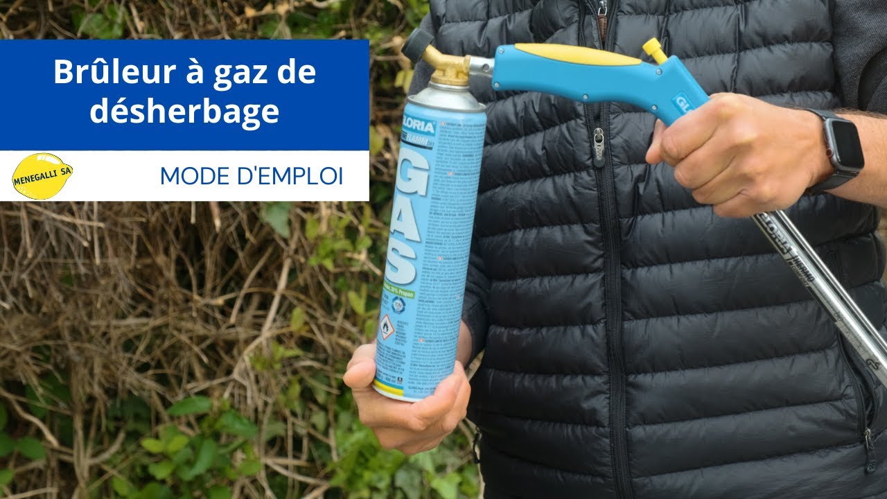 Désherbeur à gaz avec cartouche - Brûleur d'herbe