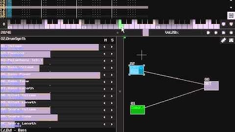 SunVox Tutorial Part 5 - Drumsynth and Patterns