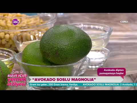 Sizin İçin Yemek Atölyesi | Avokado Soslu Magnolia Nasıl Yapılır? - 07 10 2020