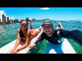 SURFING WAIKIKI WITH MY GIRLFRIEND (HAWAII)