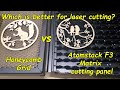 Atomstack F3 Matrix cutting panel vs Honeycomb grid - which one is better for laser cutting?