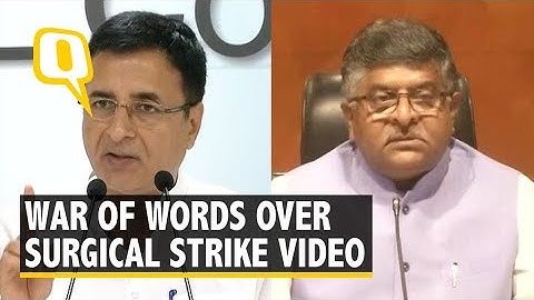 Congress & BJP Train Guns at Each Other Over Surgical Strike Video