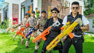 LTT Game Nerf War : Suicide Squad Warriors SEAL X Nerf Guns Fight Braum Crazy Legendary Duo