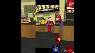 Goku Vs Vegeta But Its At Mcdonalds Part 1