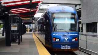 Sound Transit LINK Light Rail : Westlake Station Bound Train @ Stadium Station