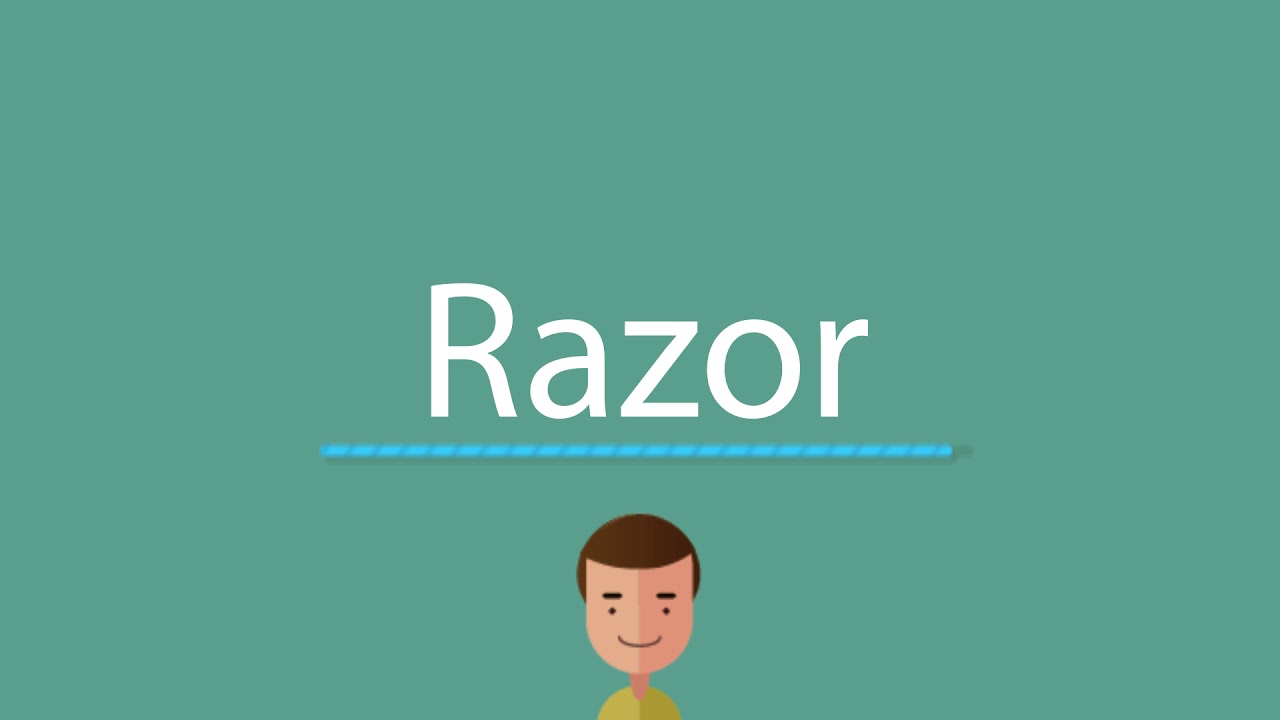 Razor pronunciation YouTube
